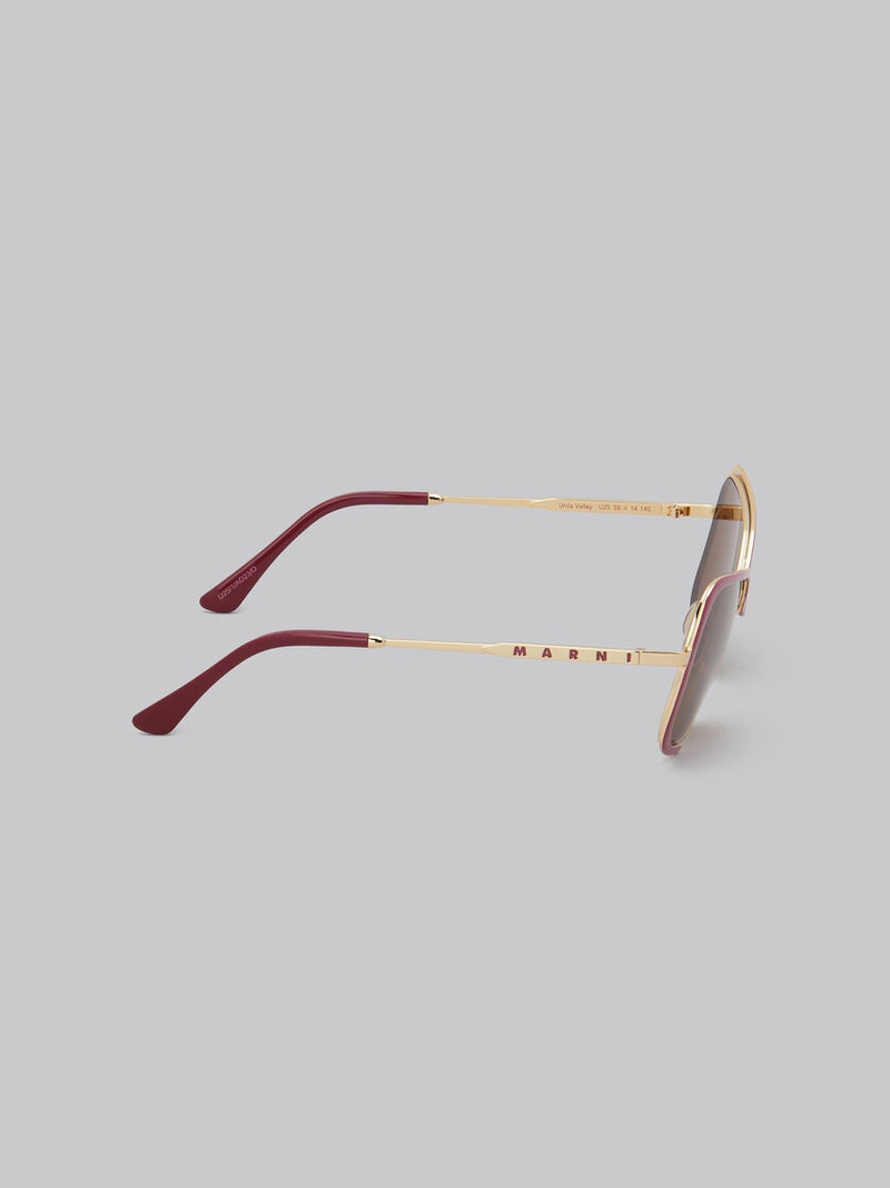 BURGUNDY UNILA SUNGLASSES 4