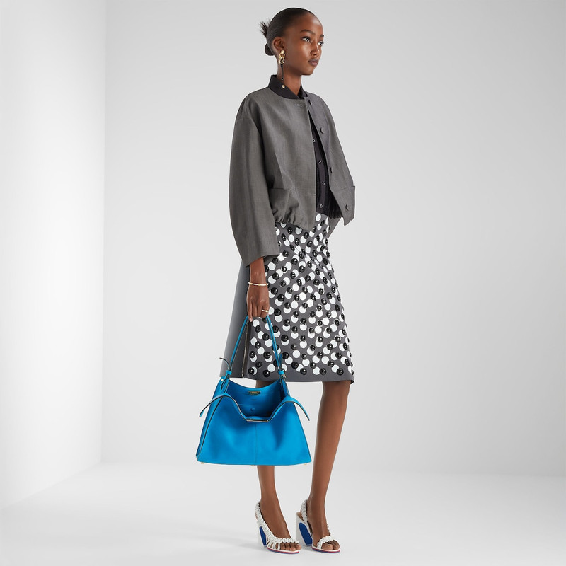 FENDI Shirt Black cotton mesh shirt outlook