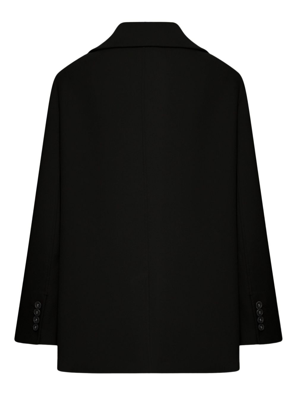double-breasted wool jacket - 2