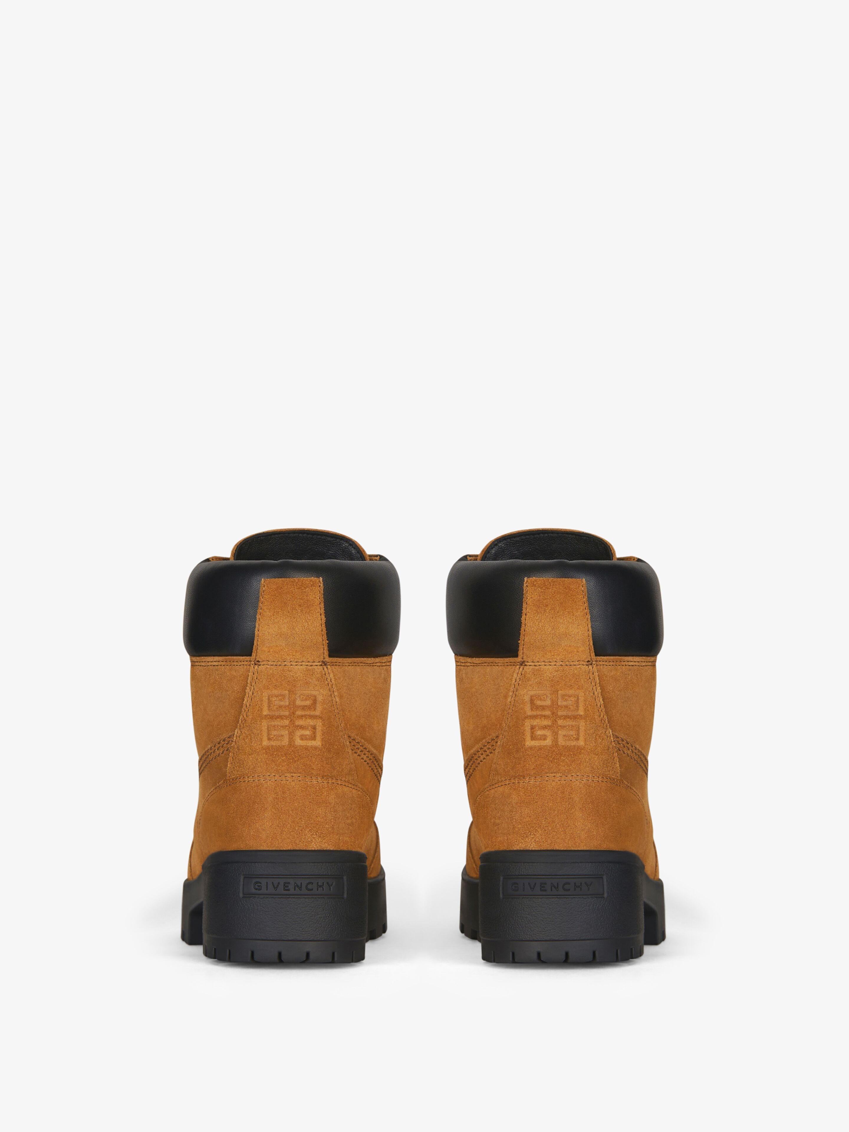 Givenchy TREKKER ANKLE WORKBOOTS IN SUEDE | REVERSIBLE