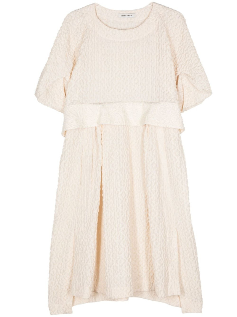 Resume textured-finish midi dress 1