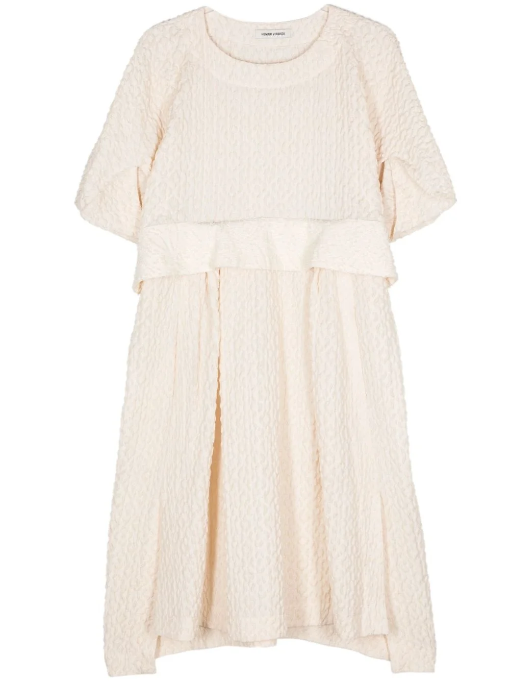 Resume textured-finish midi dress - 1