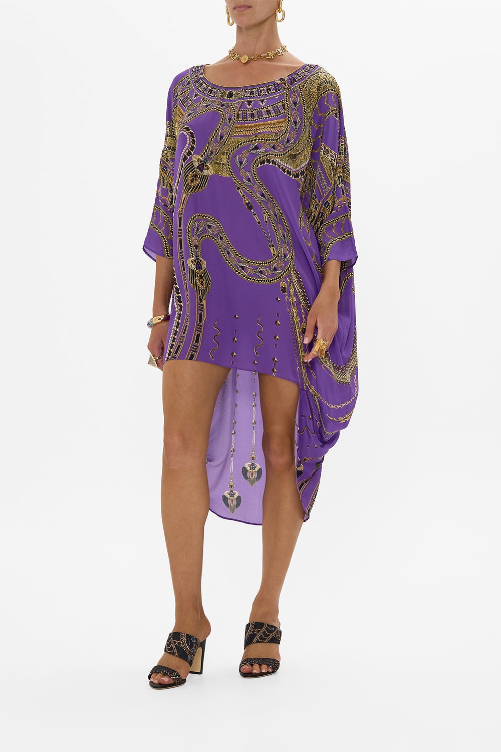 SCOOP BACK HEM DRESS - 5