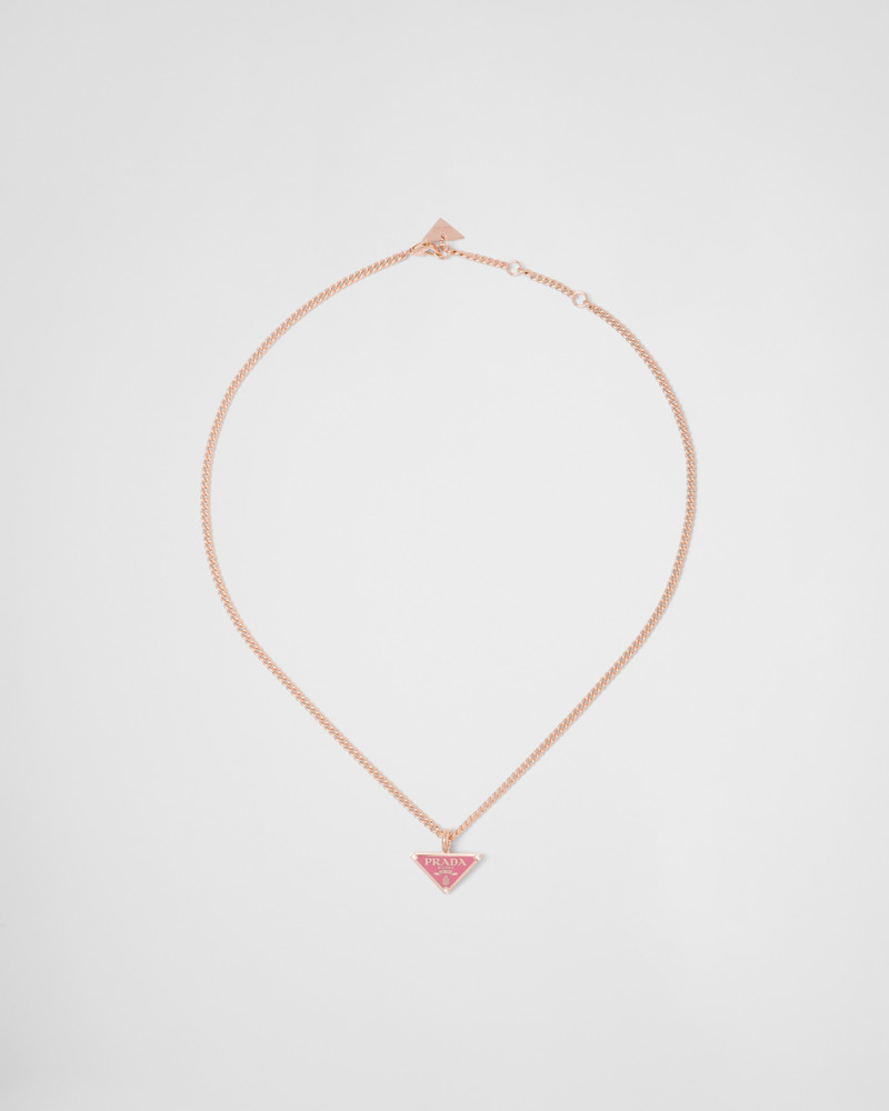 Eternal Gold pendant necklace in pink gold with diamonds 1