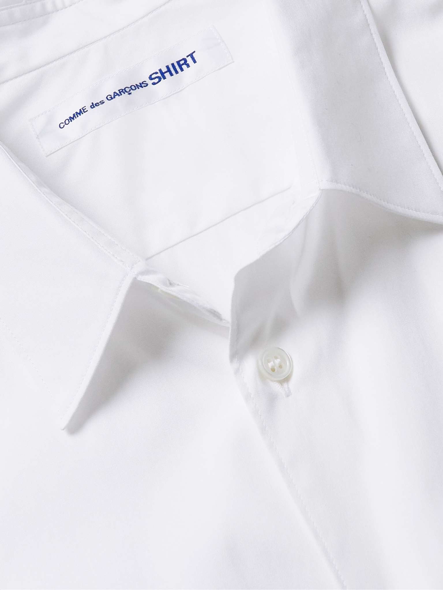 Printed Cotton-Poplin Shirt - 5