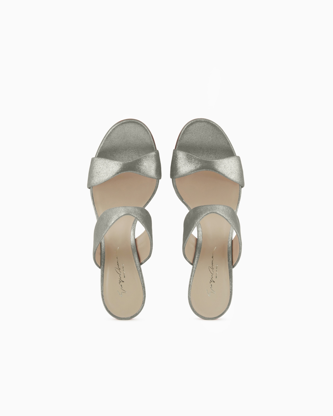 LIQUID SUEDE SANDALS WITH HEEL - 3
