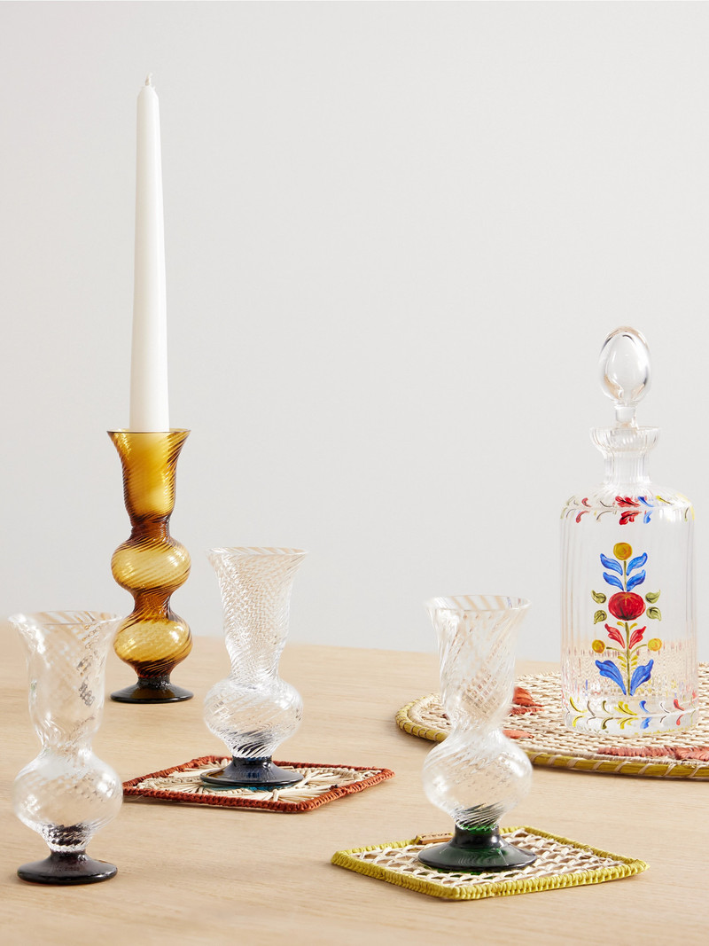 La DoubleJ Sippers Set Of Four Mini Murano Glasses outlook