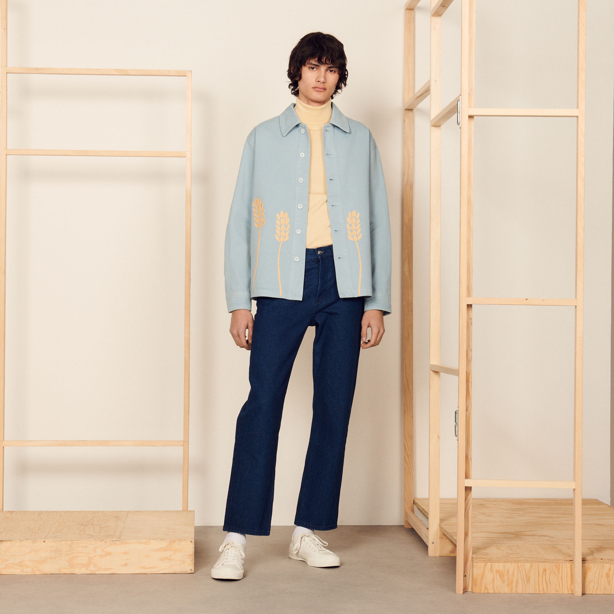 Embroidered cotton jacket - 2