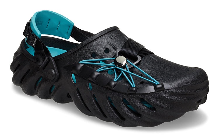 Crocs Echo Reflective Laces Clog 'Black Teal' 210004-001 - 3