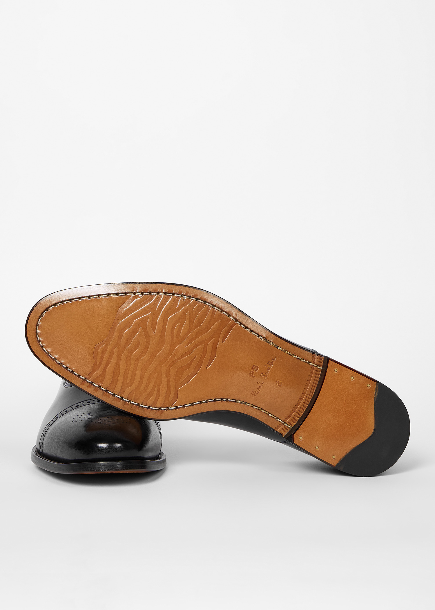 Black Leather 'Philip' Shoes - 5