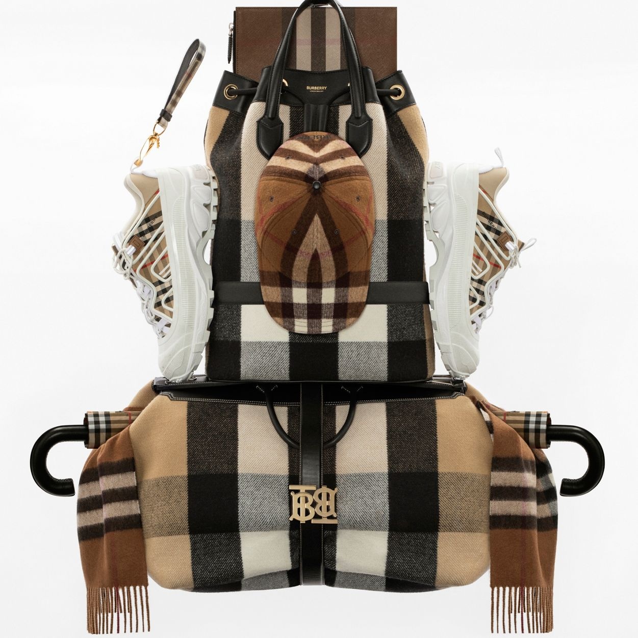 The Classic Check Cashmere Scarf - 12