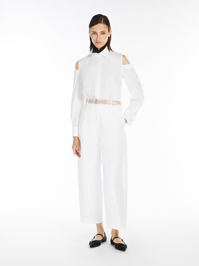 Max Mara RAGNI Stretch poplin shirt outlook