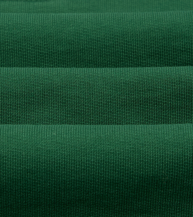Green and Ecru Cotton Zip-Through Sweatshirt 3