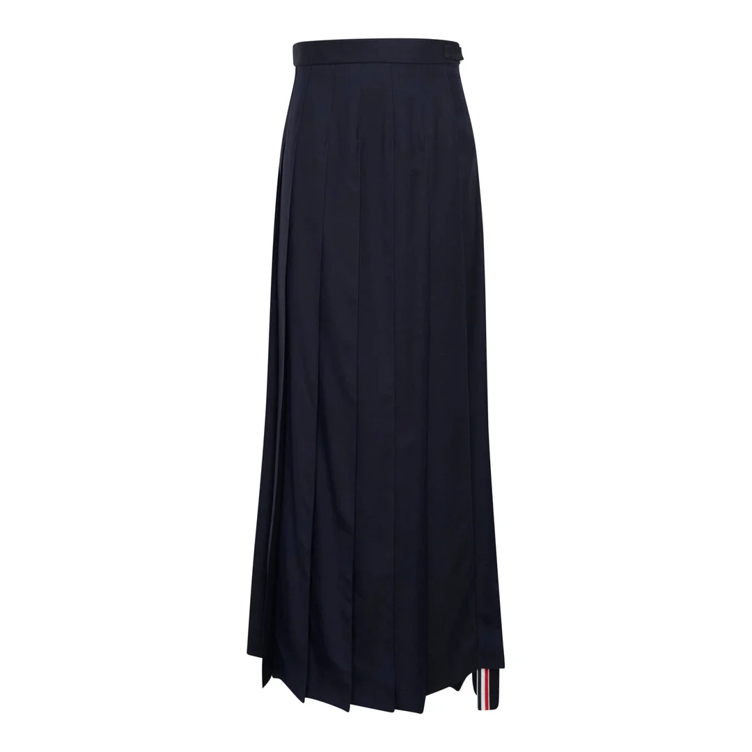 Trouser Length Pleated Skirt - 1