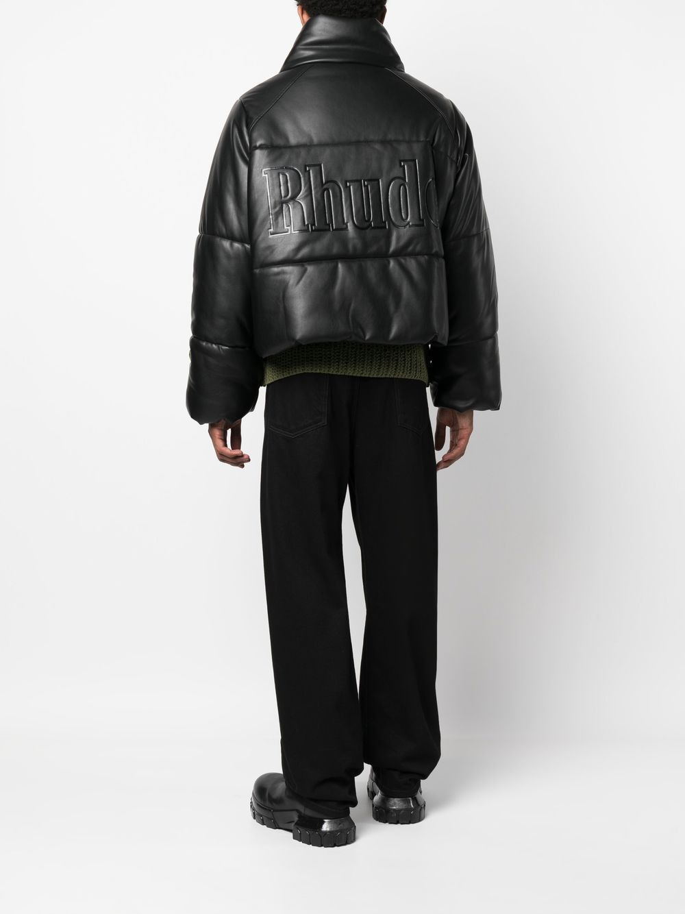 padded zip-up jacket - 2