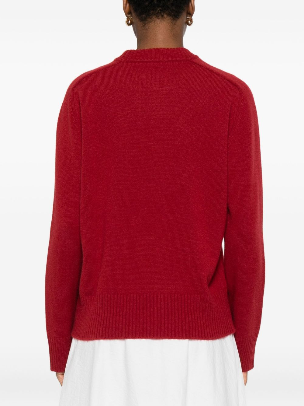 crew-neck cashmere sweater - 4