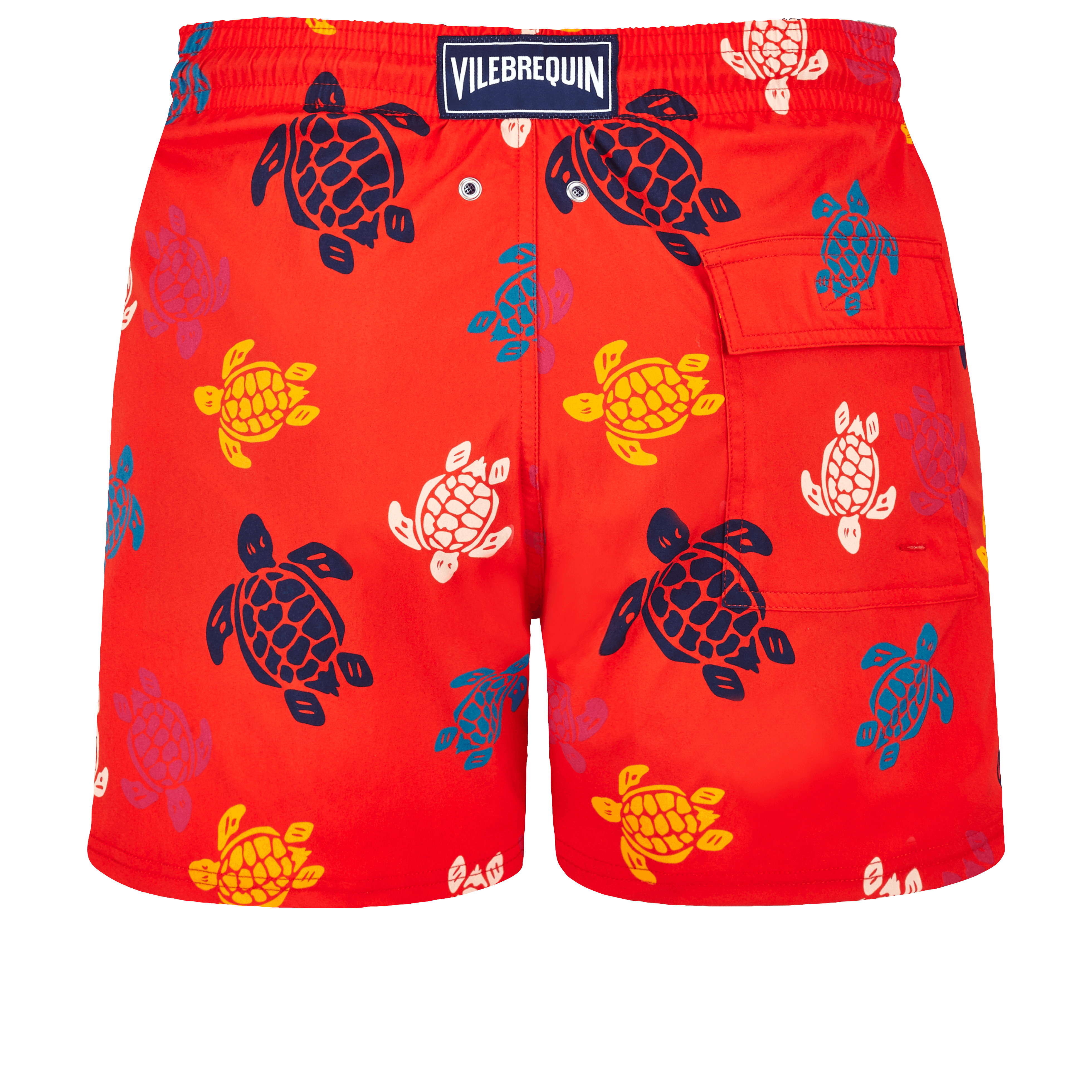 Men Stretch Swim Trunks Ronde des Tortues Multicolores - 2