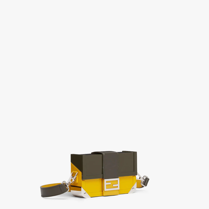 Two-toned plexiglass and leather bag 2