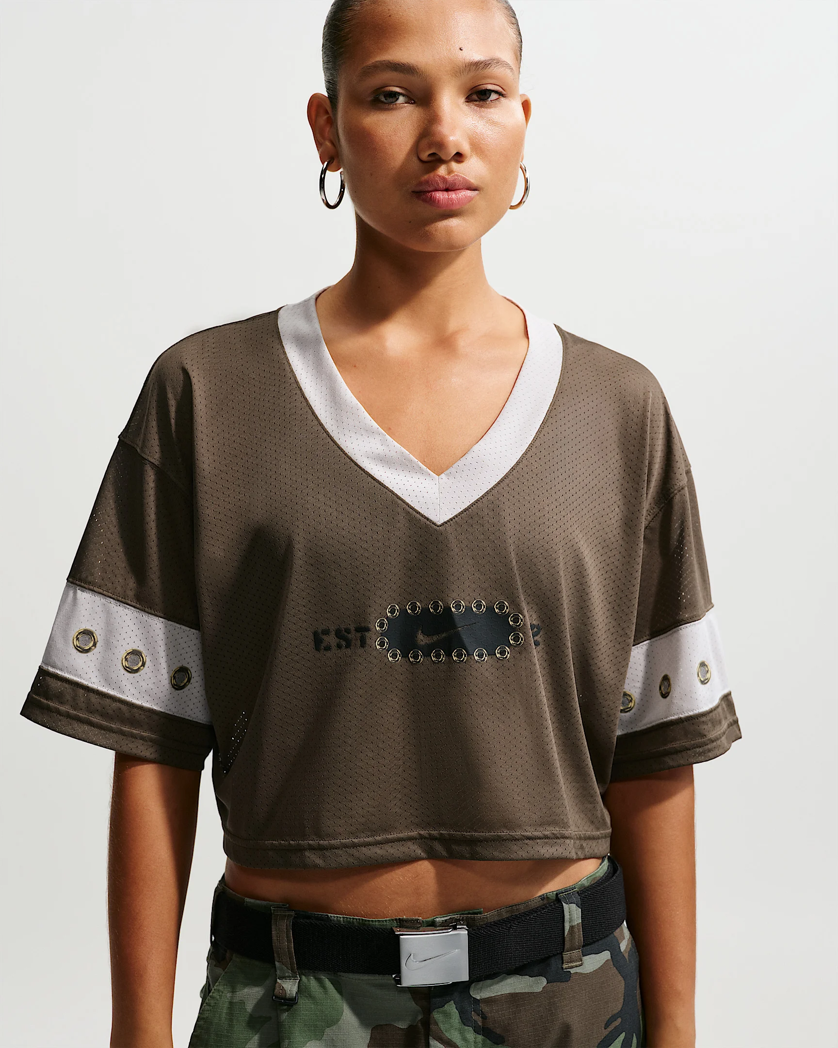 Nike Sportswear Women's Cropped Jersey Top - 1