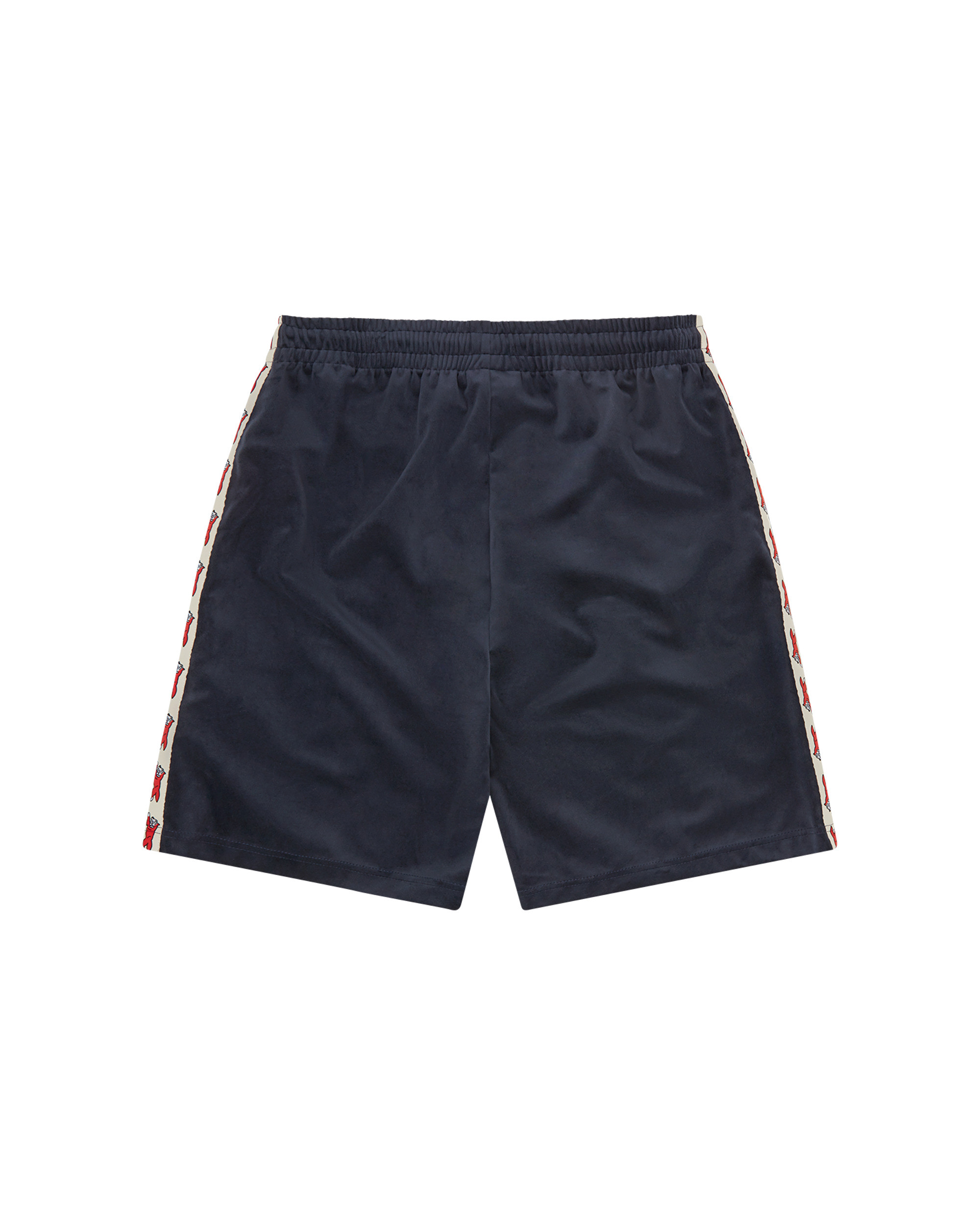 RUNNING DOG TAPED VELOUR TRACK SHORTS - 3