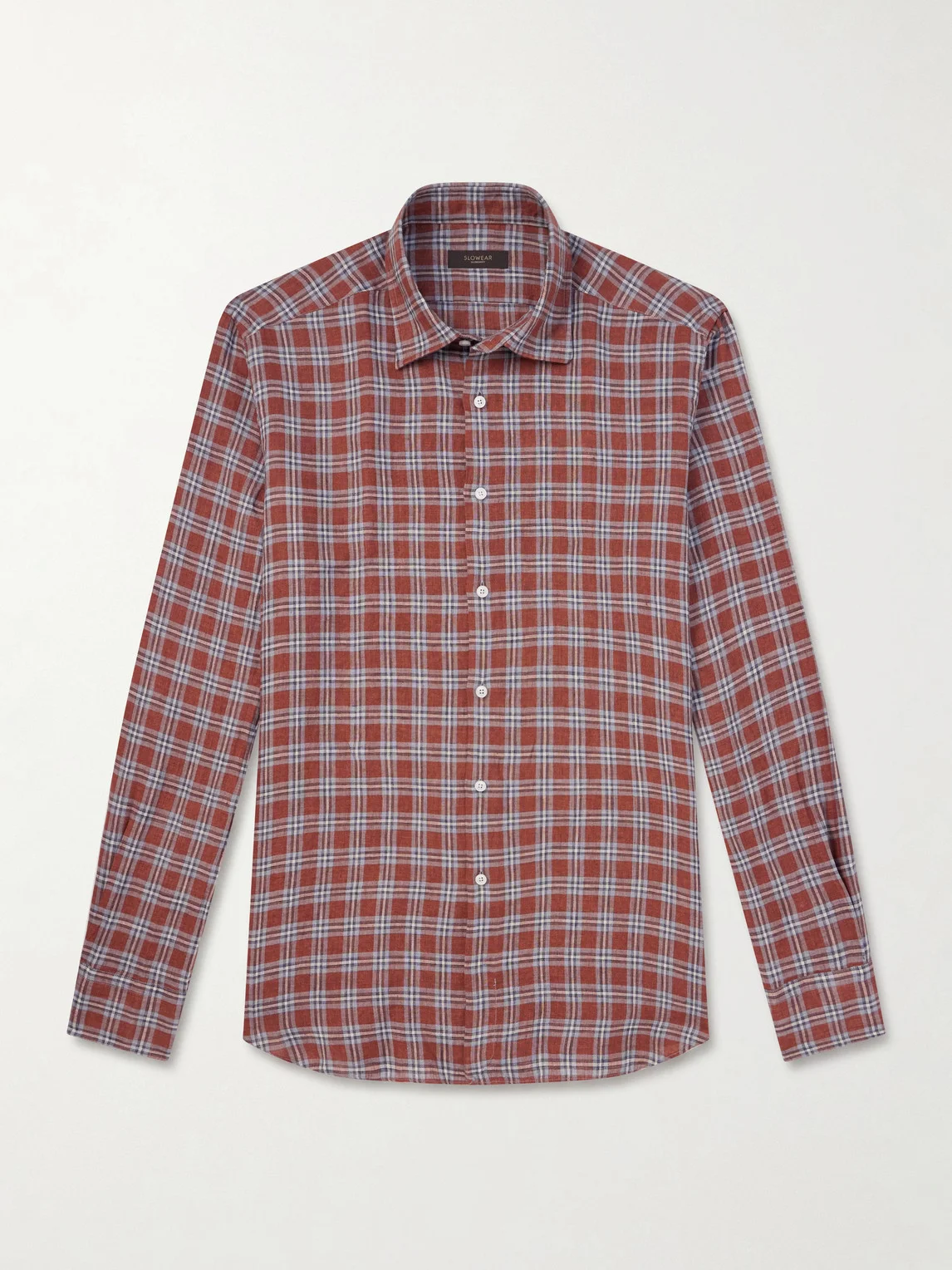 Checked Linen Shirt - 1