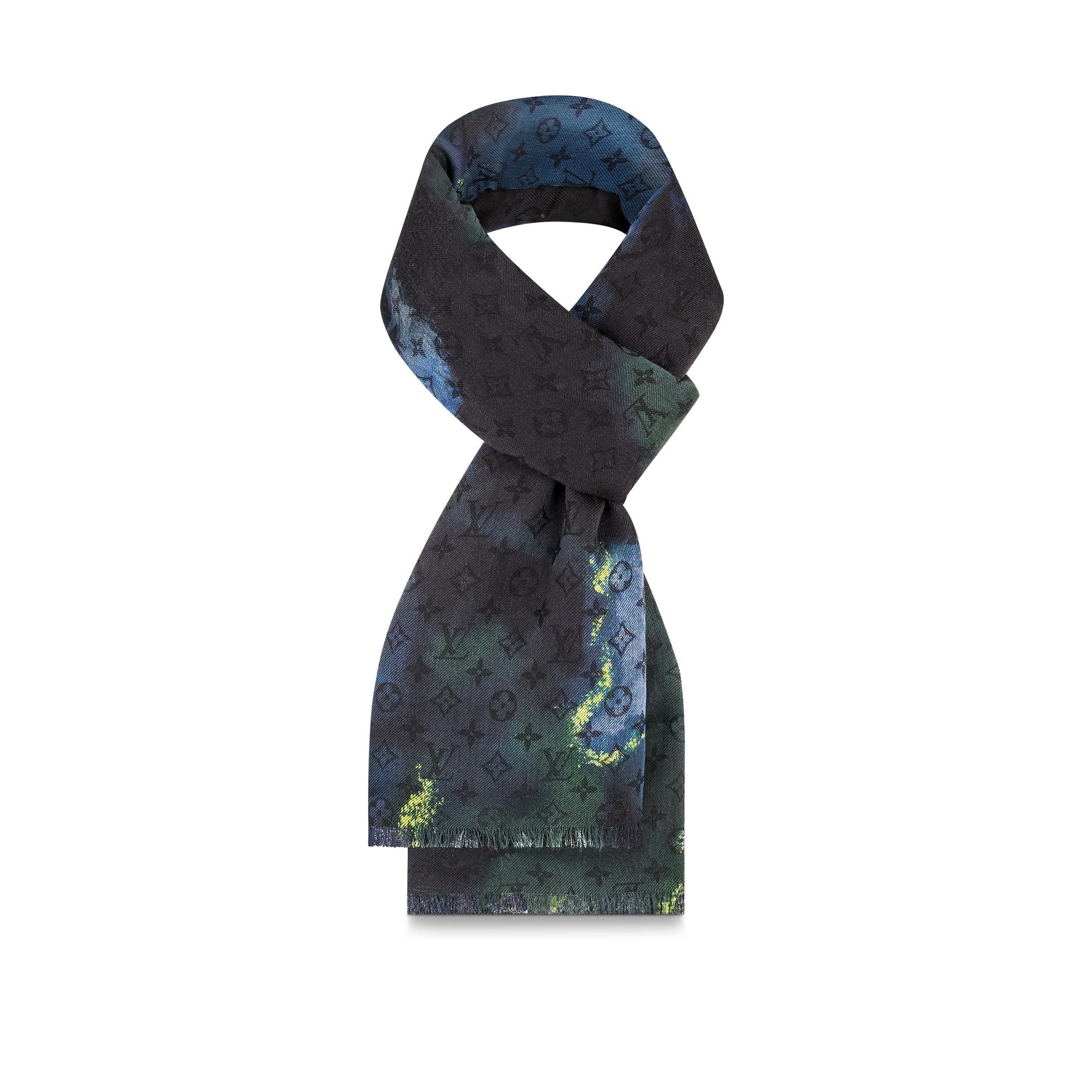 Monogram Tie And Dye Stole - 1