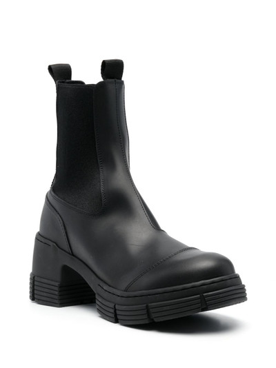 GANNI chunky-sole ankle boots outlook