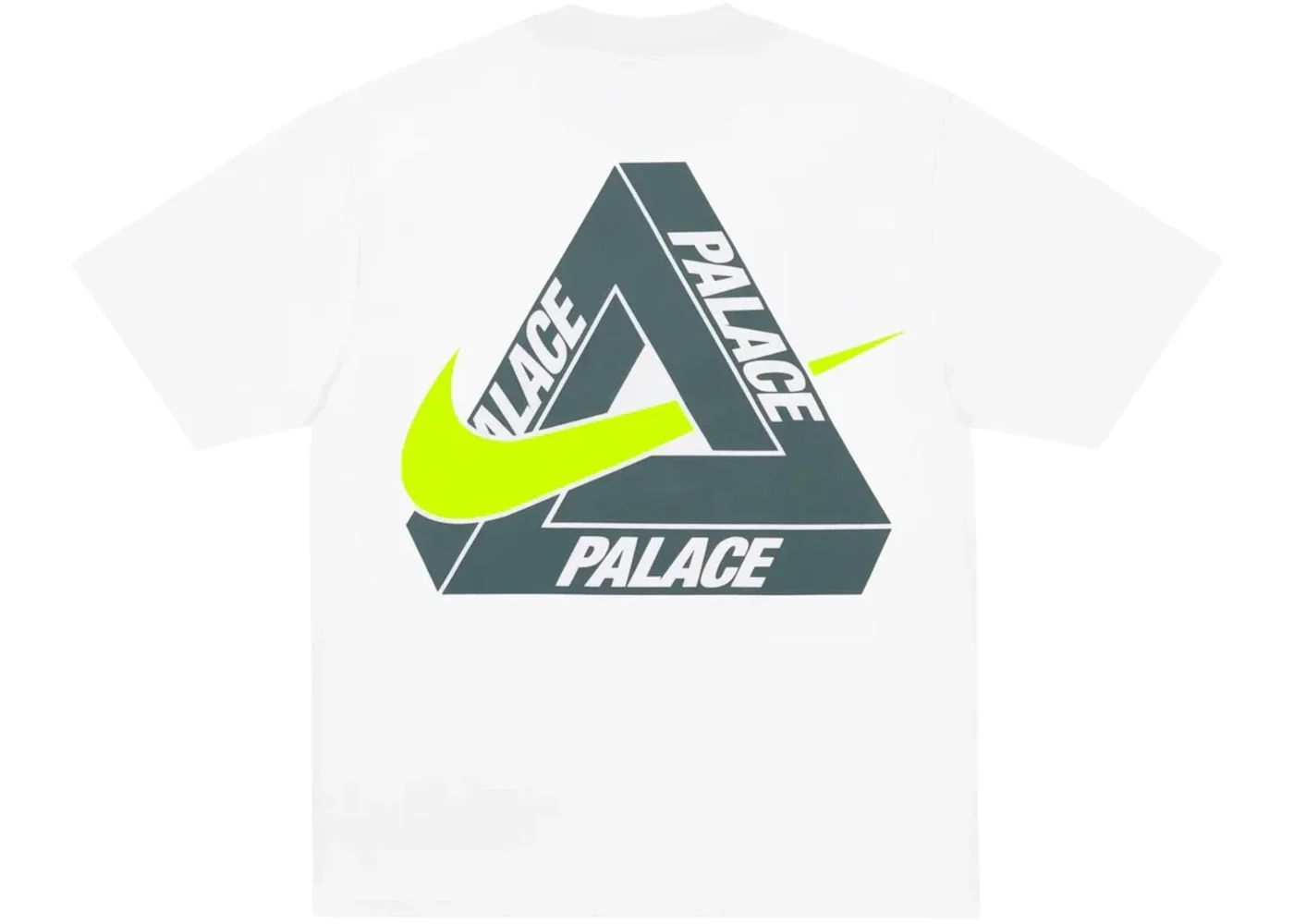 Palace x Nike Tri Swoosh T-Shirt White - 1