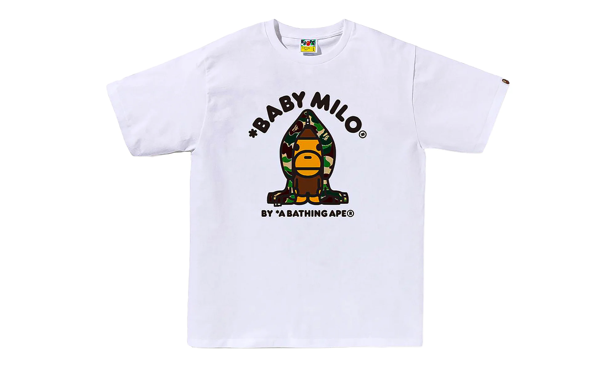 ABC Camo Milo Hoodie SS Tee "White/Green Camo" 0ZXTEMX00510Q WHM - 1