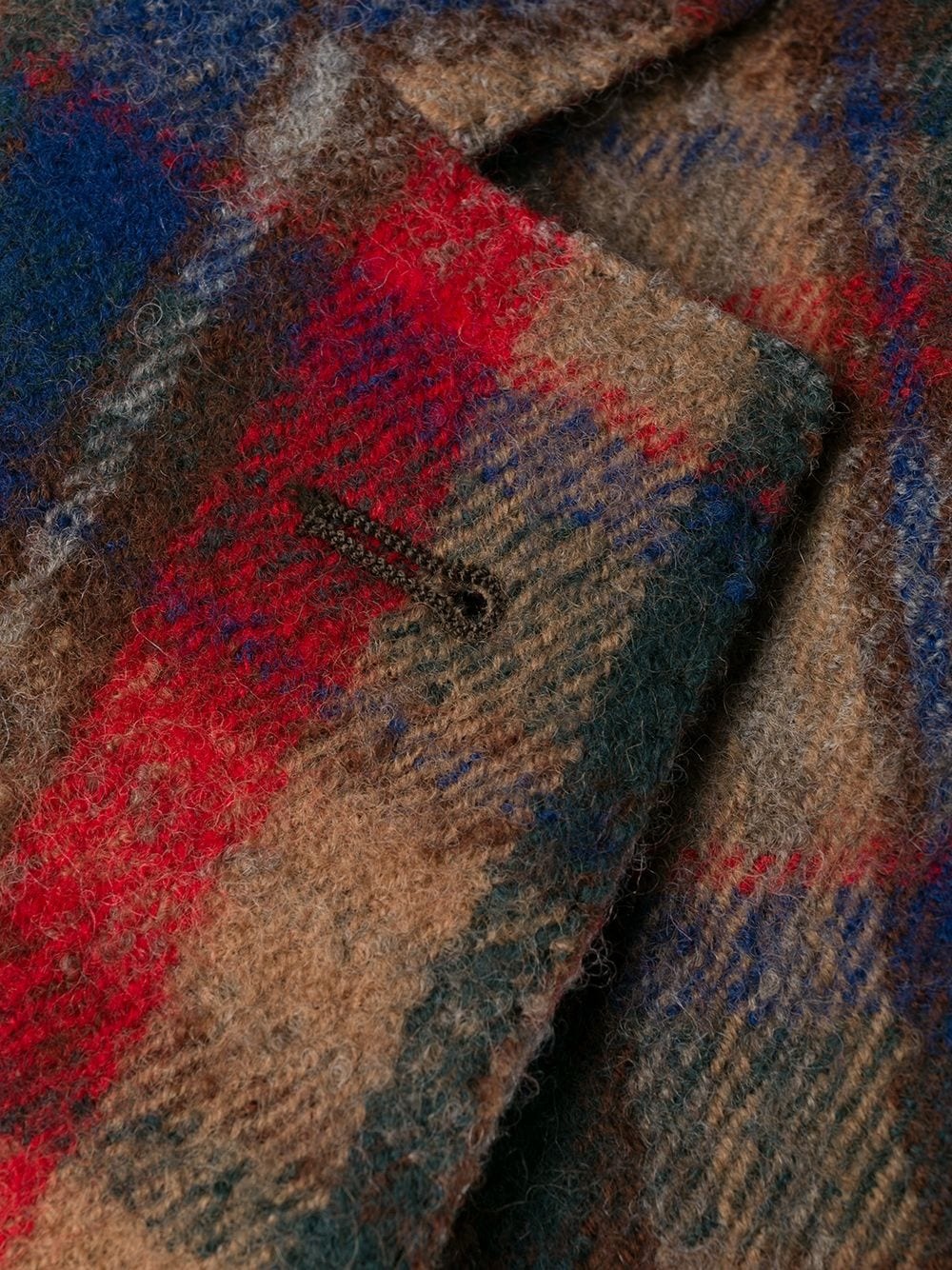 tartan wool coat - 7