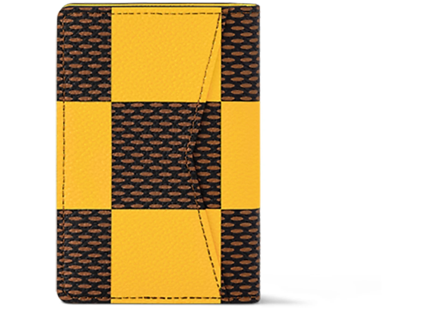 Louis Vuitton Pocket Organizer Damier Pop Jaune Mat - 2