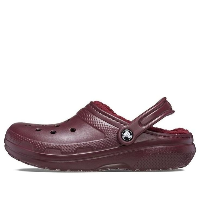Crocs Classic Lined Clogs 'Dark Cherry' 203591-6WD - 1