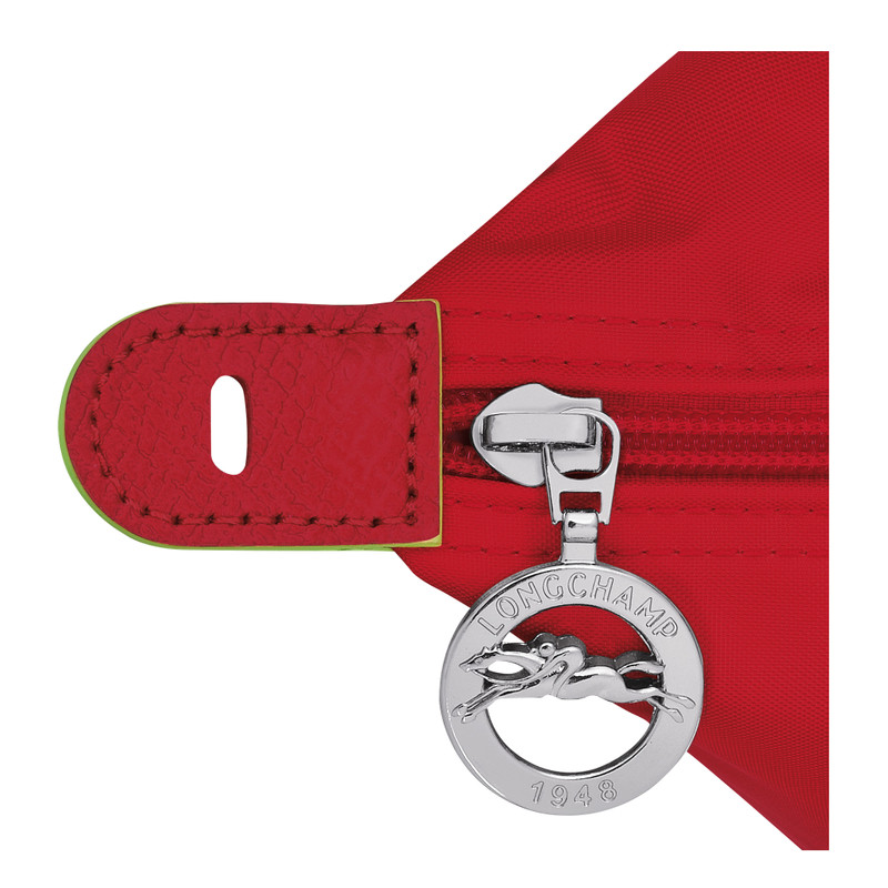 Le Pliage Green M Travel bag Tomato - Recycled canvas 4