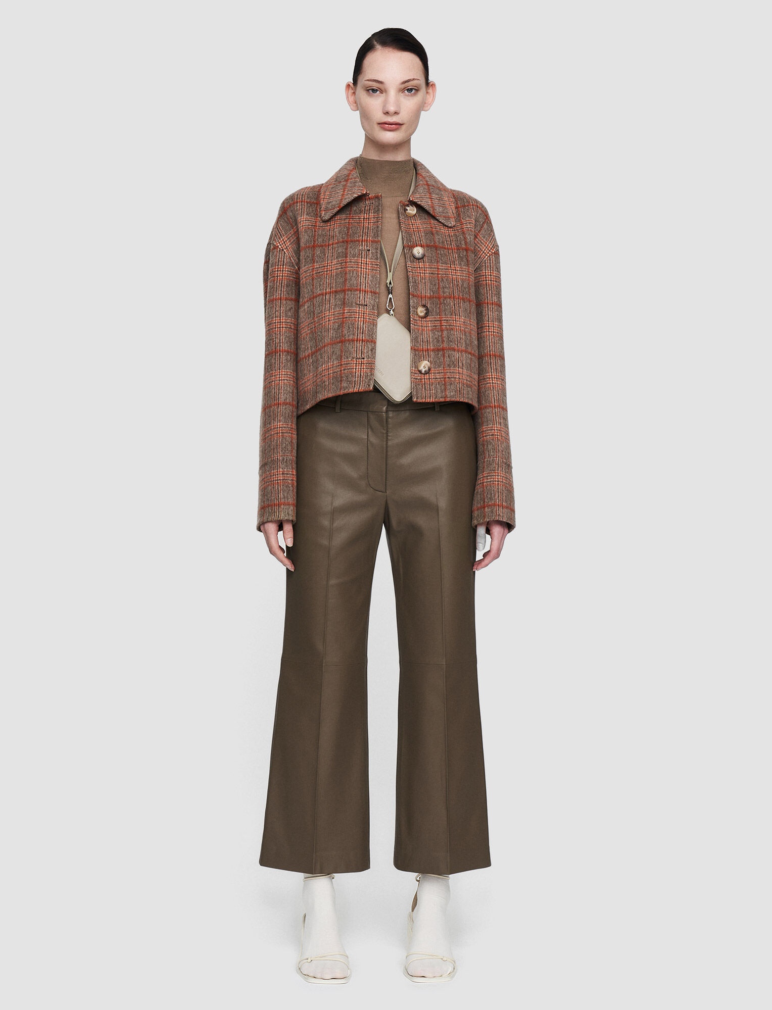 Double Face Plaid Gerrard Coat - 2