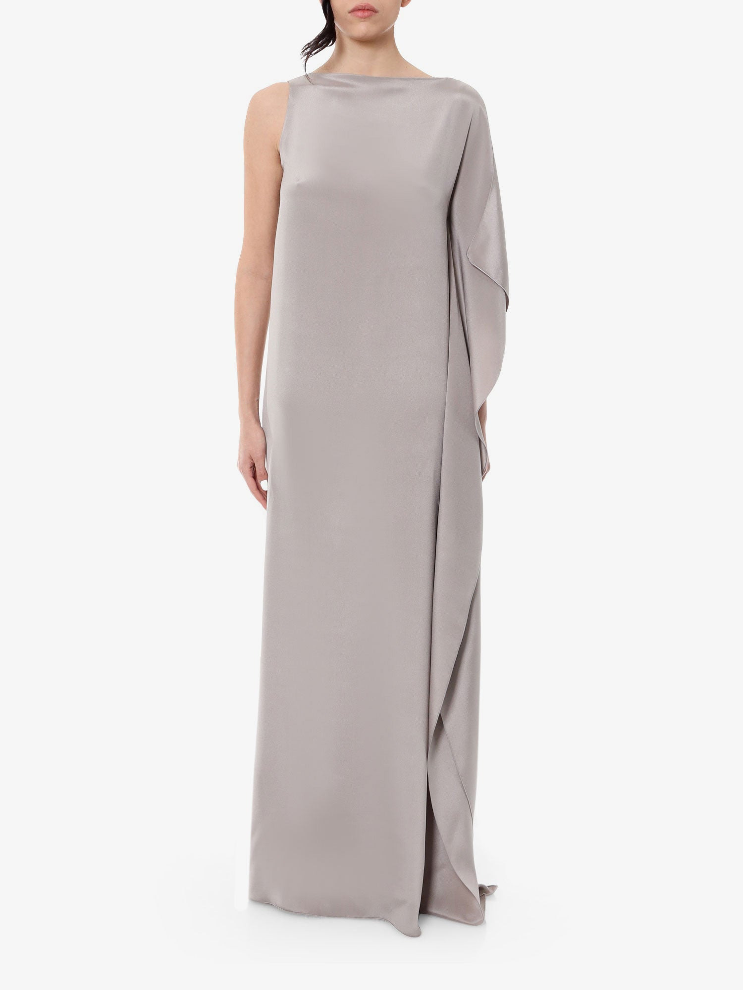 Silk Dress With Lateral Rouches - 3