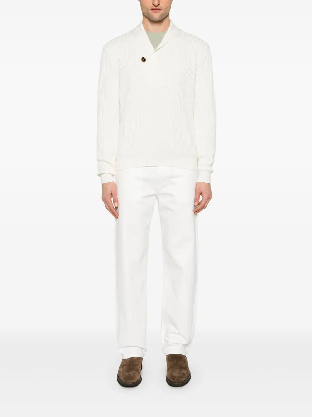 Tom Ford Men Shawl Collar Knitwear - 4