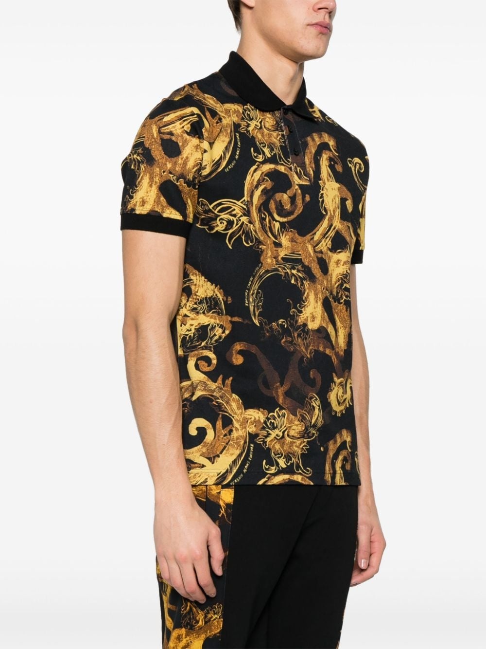 Watercolour Couture polo shirt - 3