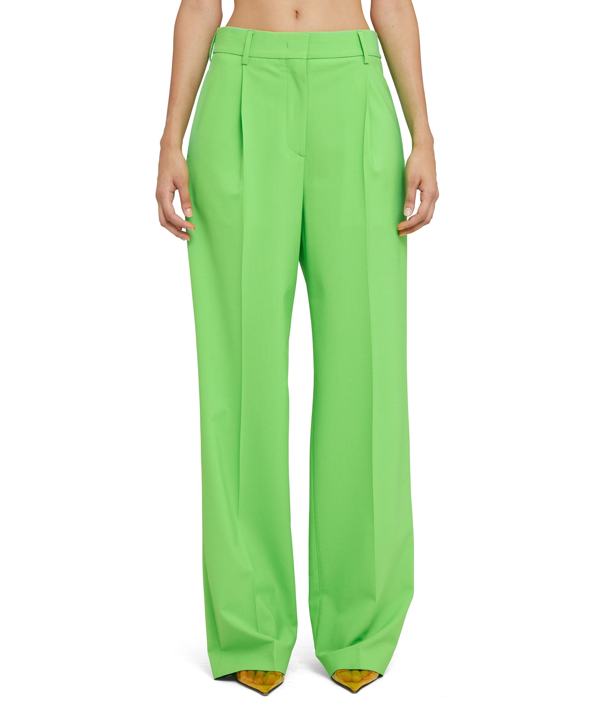 Lightweight wool tailored pants with straight legs - 2
