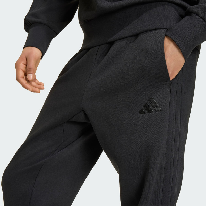 Essentials 3-Stripes Fleece Pants 5