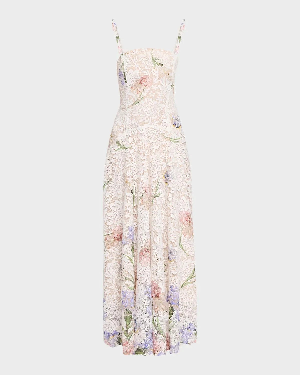 Dégradé Iris Guipure Sleeveless Dress - 1