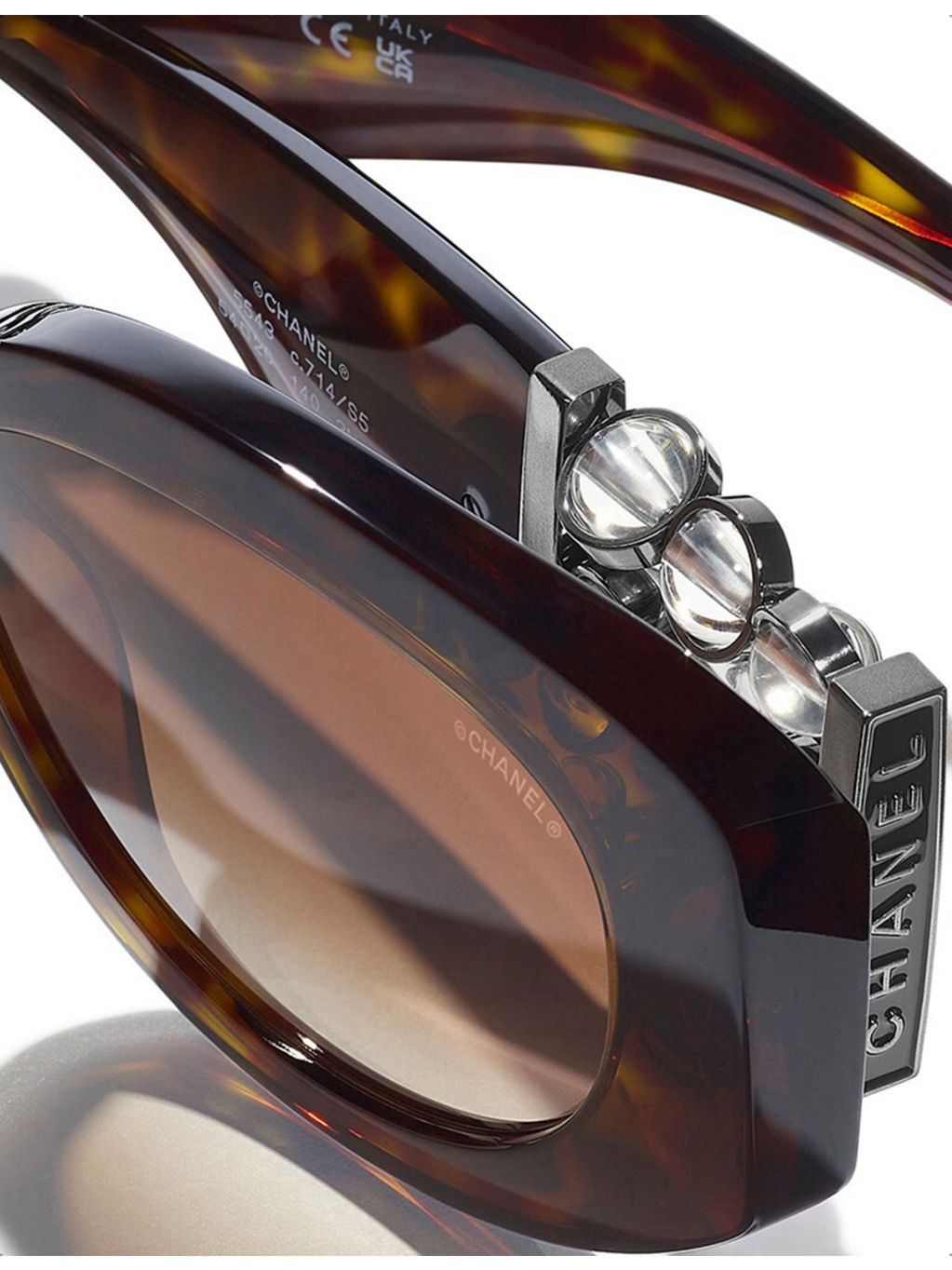 CH5543 Oval Acetate Sunglasses - 3