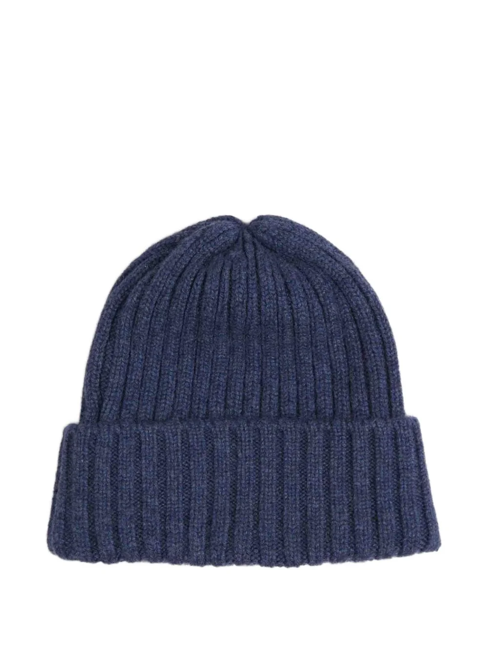 ribbed cashmere beanie hat - 1