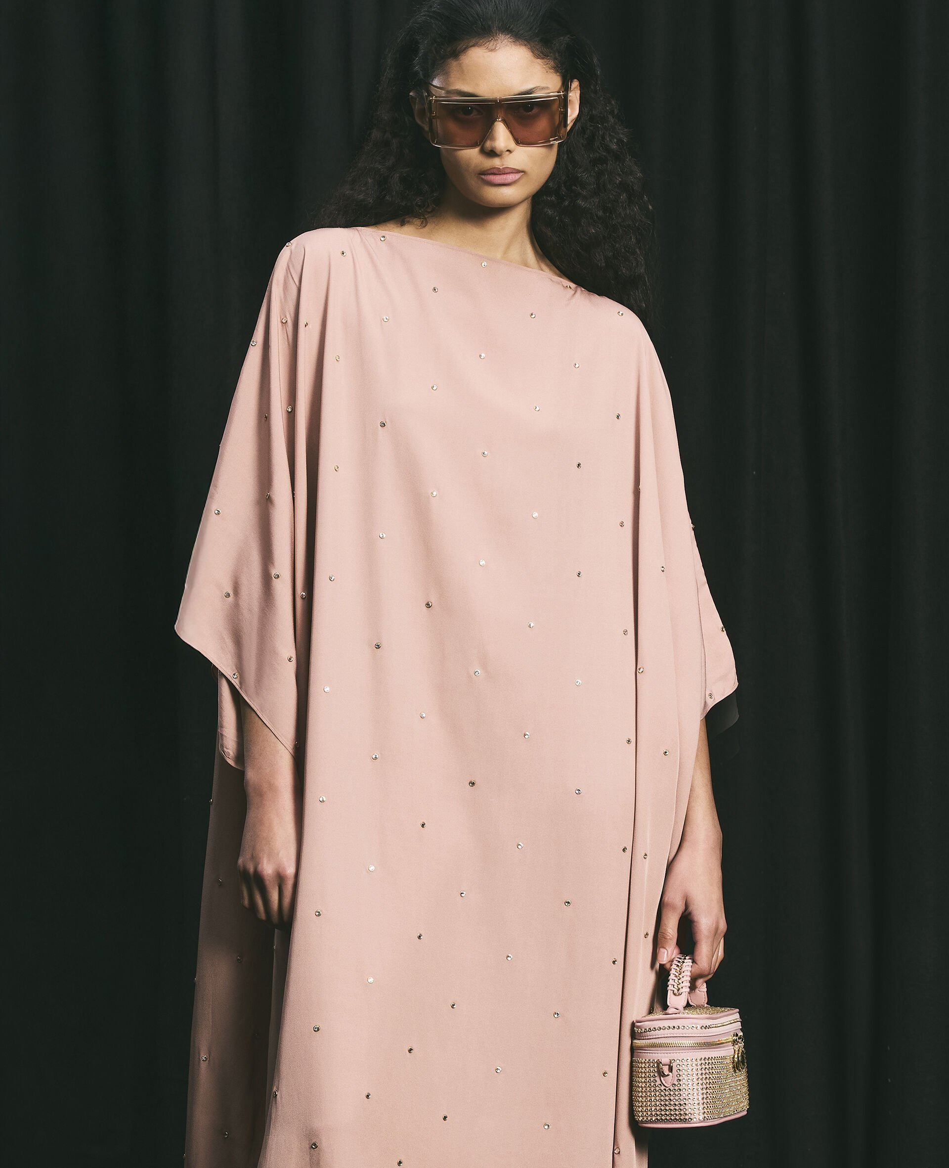 Lead-Free Crystal Caftan Dress - 3