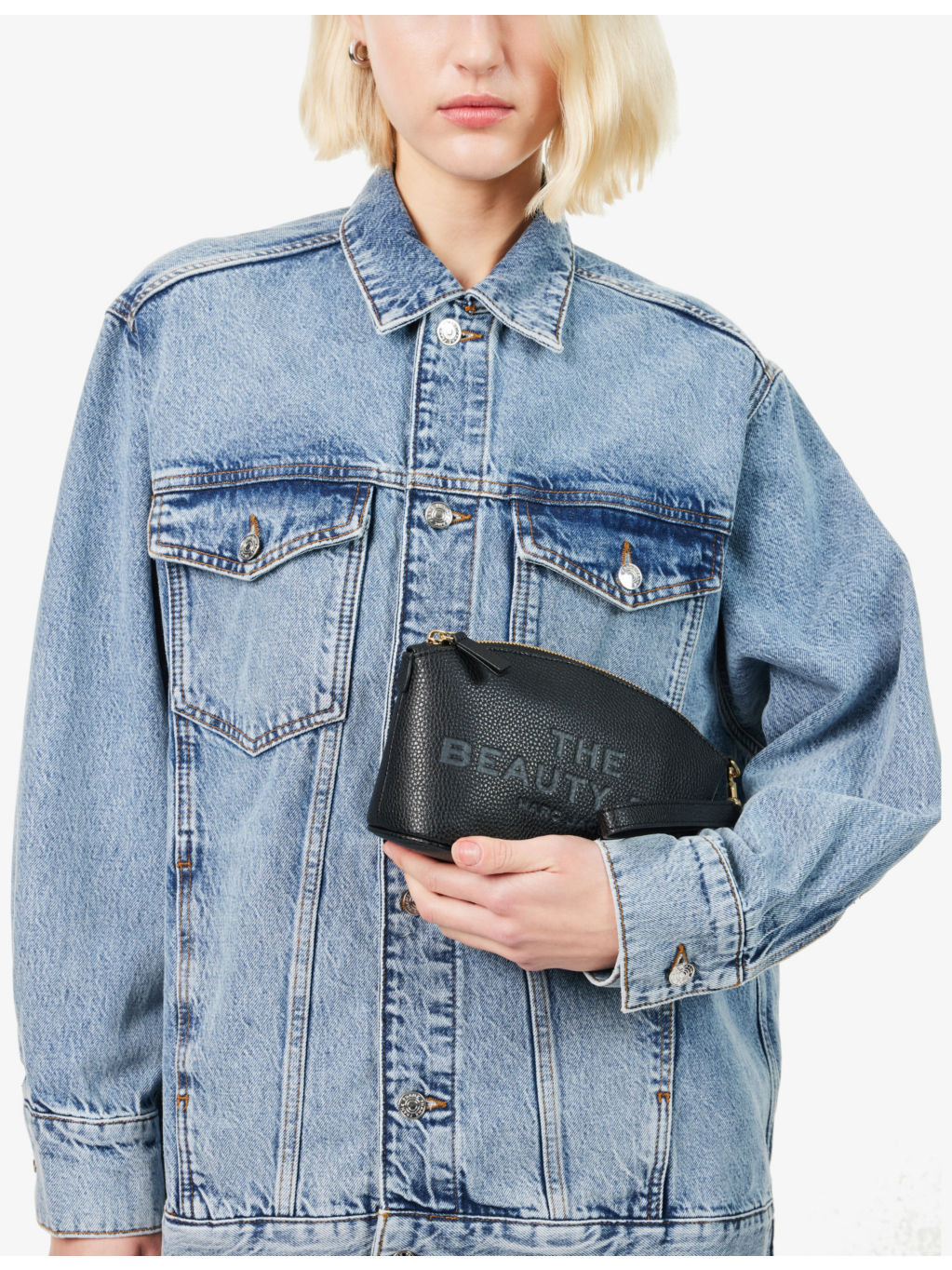 The Beauty Bag leather cosmetics pouch - 2