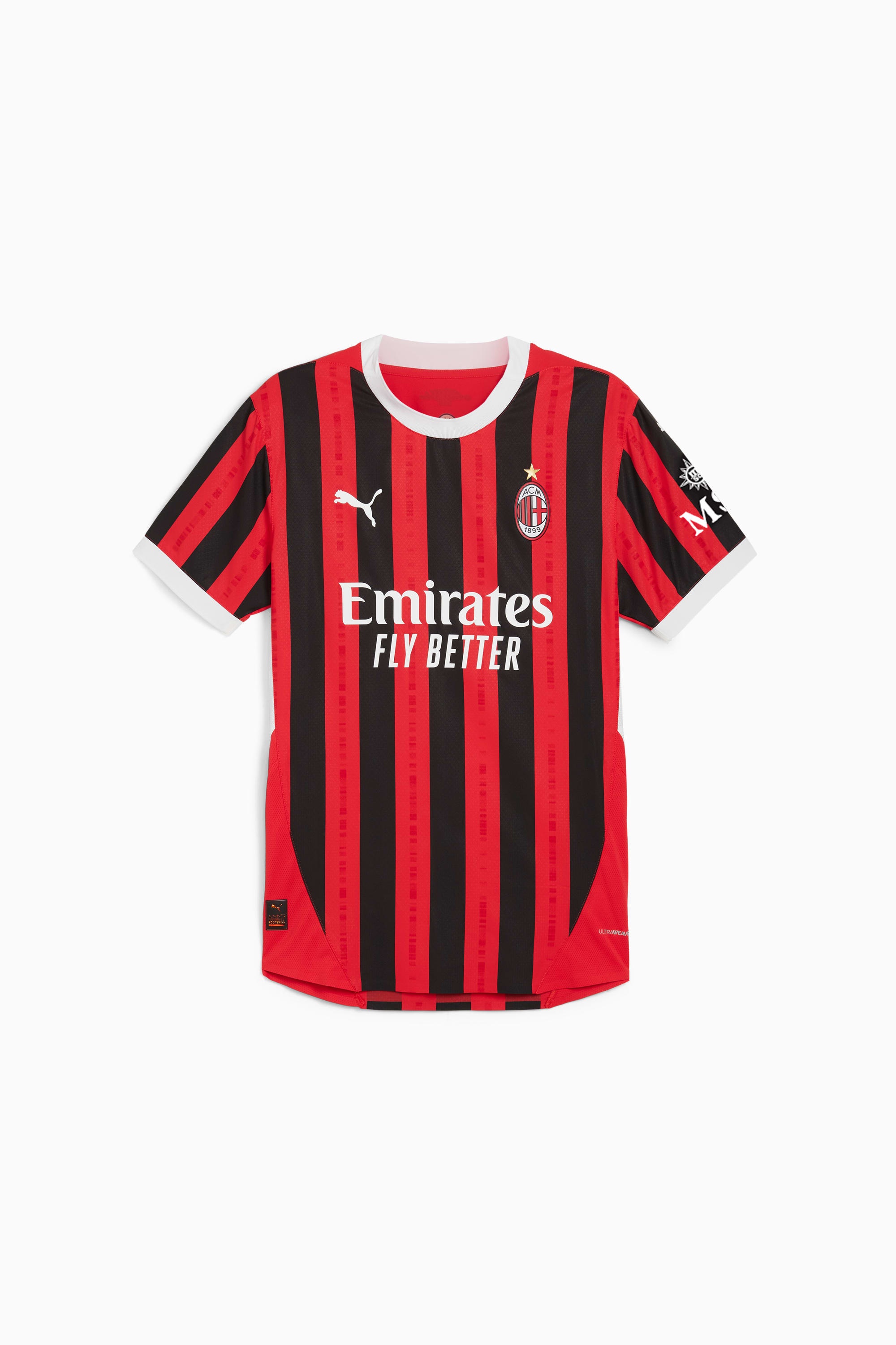 AC Milan 24/25 Men's Authentic Home Soccer Jersey - 1