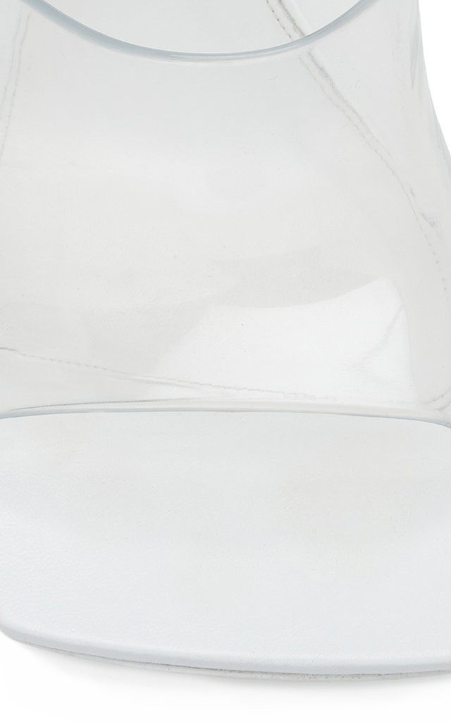 Stretch PVC Slide Sandals white - 8