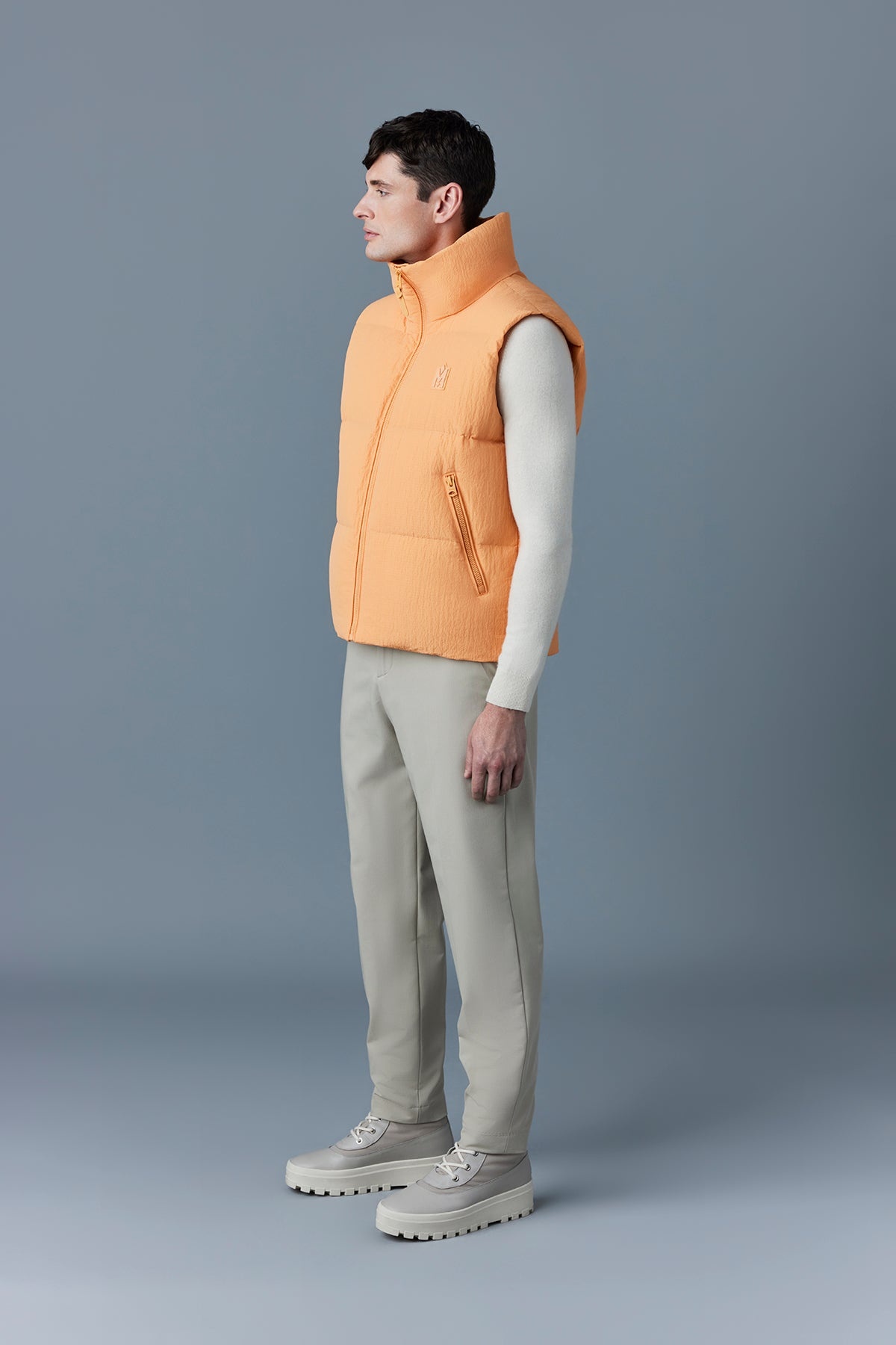 KANE-TR Tactile Ripstop Fabric vest with funnel collar - 3