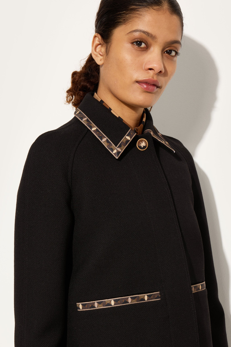 POUDRE JACKET WITH PRINTED DETAILS 5