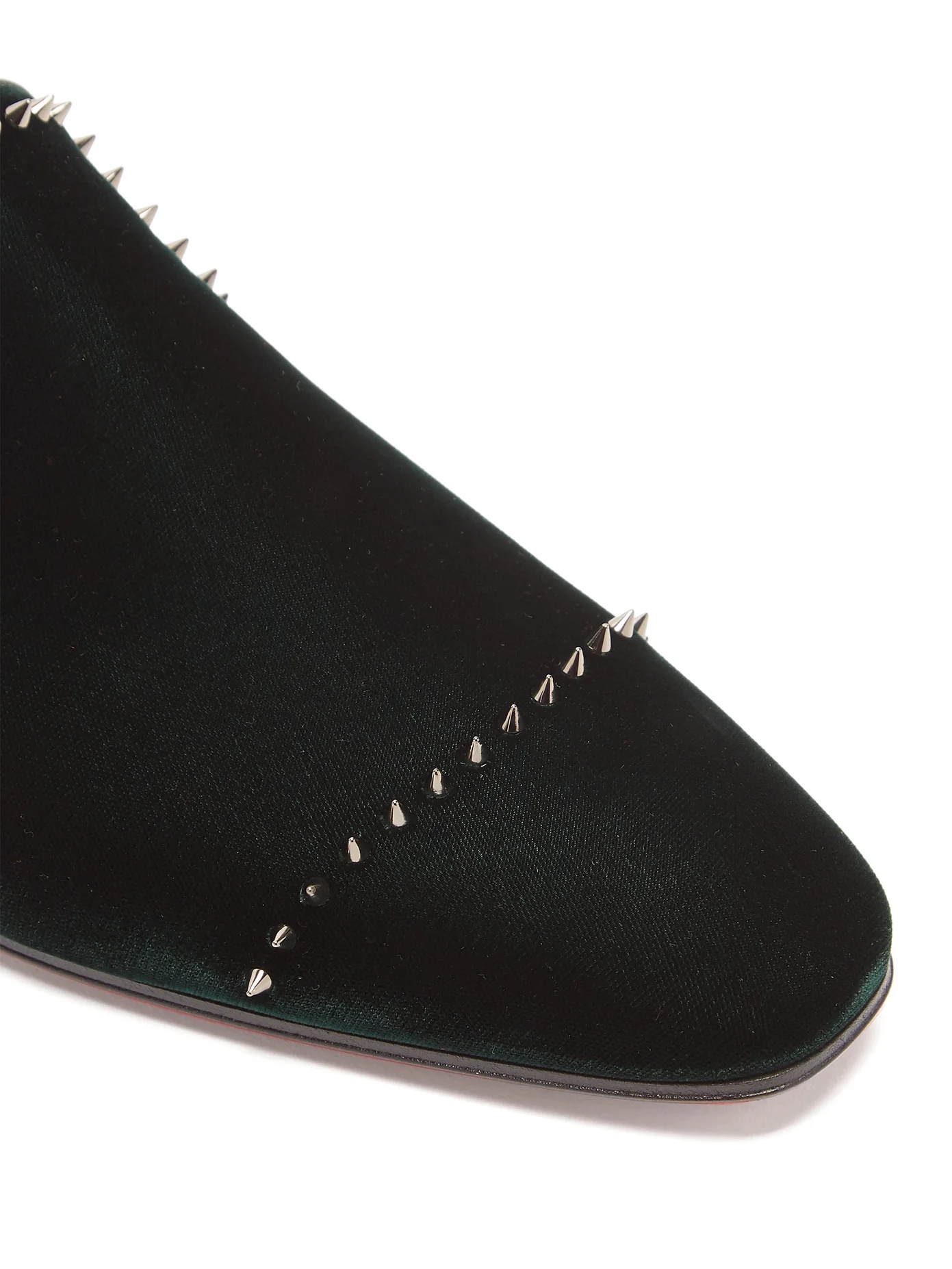 Dandeton studded velvet loafers - 6