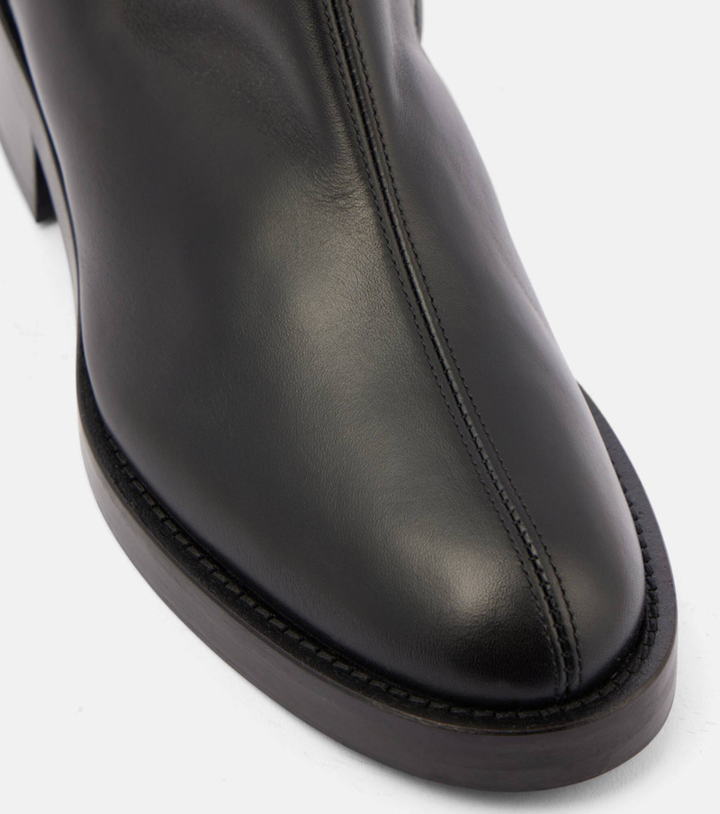 Leather ankle boots 5